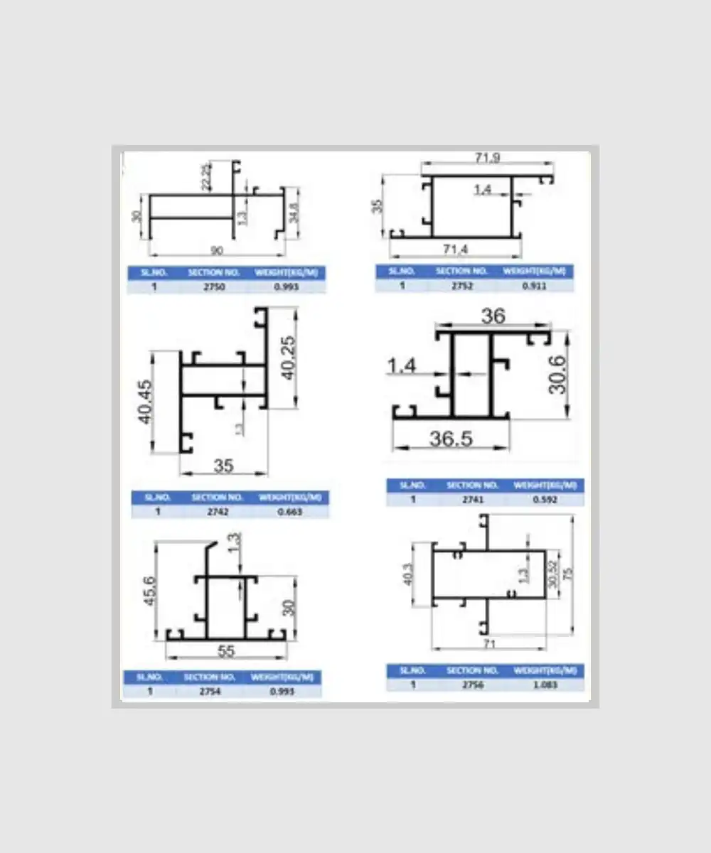 Domal 2 Track Sliding Door Track - Image 6